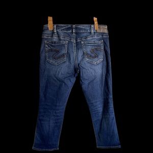 Silver Suki cropped jeans used in great condition
